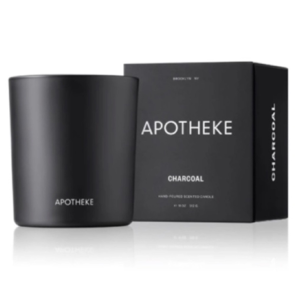 Apotheke Charcoal Scented Candle 60-70 Hr Burn Time 11 oz